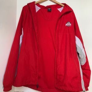 M starter ohio state windbreaker